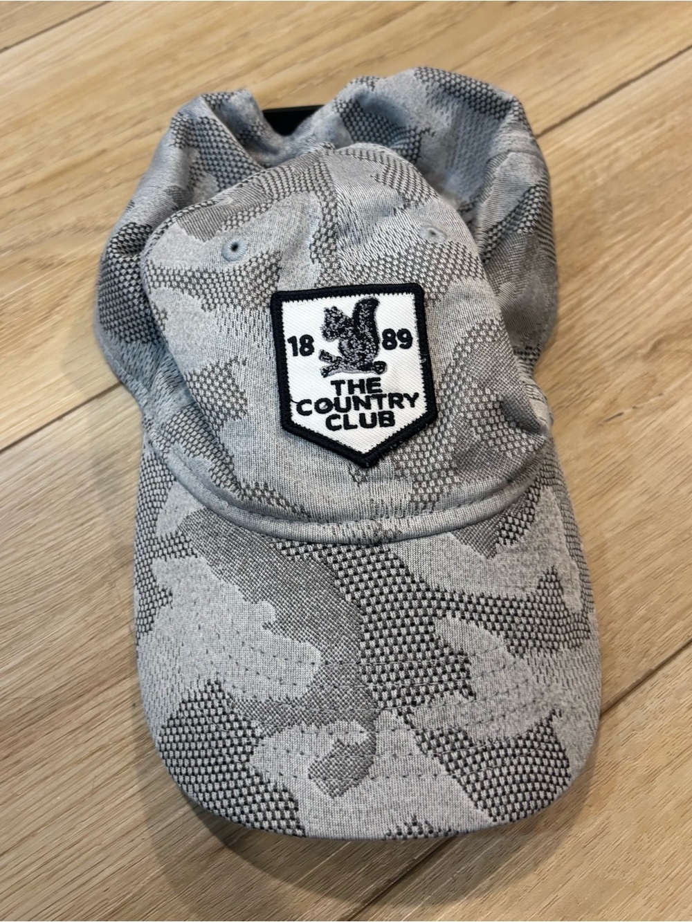 The Country Club Brookline MA Club Golf Hat Cap - Imperial Gray Camo Top 100